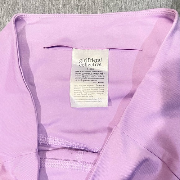 Girlfriend Collective Lilac High-Rise Leggings Size M Sustainable Activewear - Picture 4 of 8